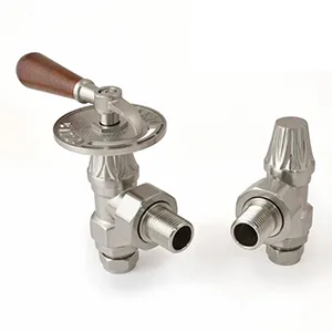 Satin Nickel Traditional Lever Manual Angled