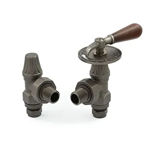 Light Pewter Traditional Lever Manual Angled
