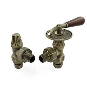 Old English Brass Traditional Lever Manual Angled