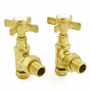 Unlacquered Brass Westminster Manual Angled