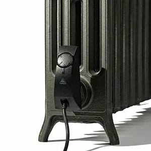 Textured Dark Grey Element – Black Cable