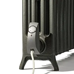 Textured Grey Element – White Cable